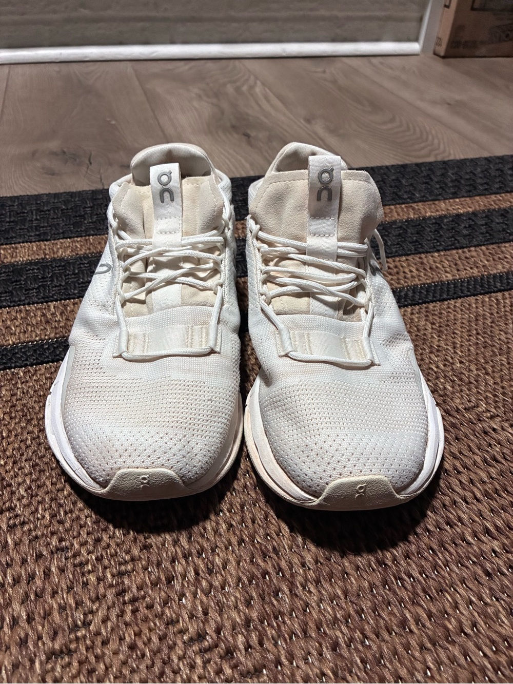 On Cloudnova Undyed White sneakers